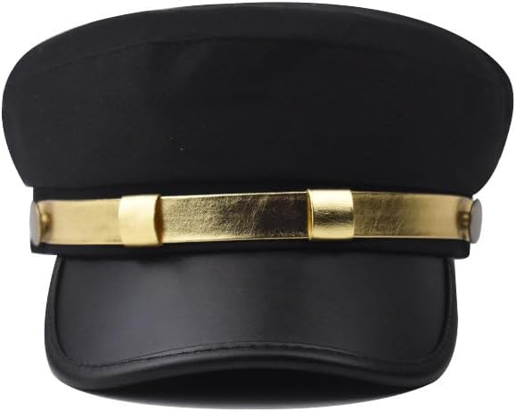 Chauffeur Hat Newsboy Cap Peaked Beret Cap Classic Vintage Driver Costumes Hats Captain Sailor-Hat for Men Women - Image 5