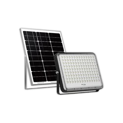 Proyector solar LED 15 W 2000 lm 120 regulable impermeable IP65 Blanco del día 6000 K