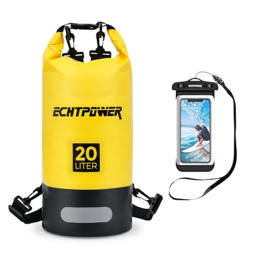 ECHTPower Sac Étanche Nautique avec Pochette Téléphone