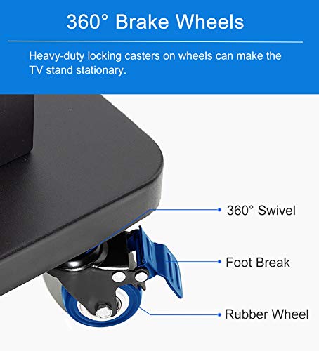 Soporte Universal para TV con Ruedas, Ajustable 32-65'' miniatura 5