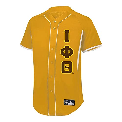 Greekgear Iota Phi Theta Lettered Baseball Jersey miniatura 1