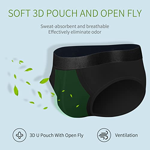 Mens Underwear Briefs Quick Dry Sport Briefs for Men Mesh Performance Underwear2