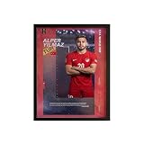 Football Player Poster Wall Art, Soccer Star Canvas Print, Sports Bedroom Decor, Football Fan Gift (barış alper yılmaz)