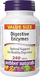 Webber Naturals Digestive Enzymes, 240 Tablets, Digestive Support, Vegan