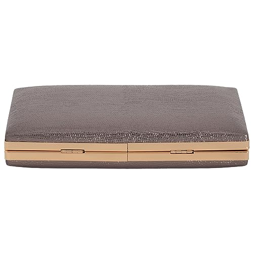 Image of JNB Women's Metallic Material Hard Case Evening Party Clutch