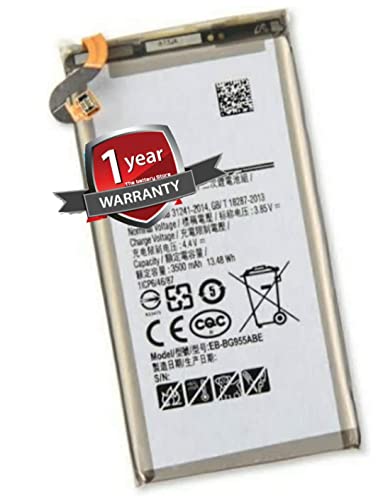 Image of THE BATTERY STORE Orginal EB-BG955ABE Battery for Samsung Galaxy S8 Plus G9550 G955 G955F /A G955T G955S G955P Battery with 1 year warranty and high capacity battery backup. Carefully check your phone model and purchase. (FOR SAMSUNG S8+)
