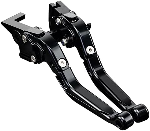 YOUMOTECH for THRUXTON Street Cup Street Twin Bobber 2016-2020 Tiger 1050/Sport Bonneville T120/T100 Motorcycle CNC Adjustable Foldable Brake Clutch Levers (All Black)