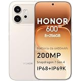 HONOR 600 Smartphone 5G, 8+256GB, 6400mAh, 200MP, IP68&IP69K, Golden White