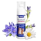 Wellix Hot Spot Treatment&Itch Relief Spray for Dogs&Cats - Wound Care&Dry Itchy Skin&Dermatitis for Dog Skin Care Spray - Pet Allergy Spray with Chamomile,100ml