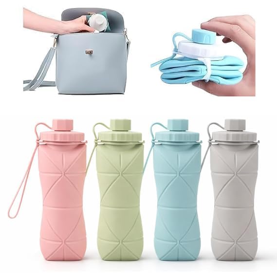 Image of 1300ml Large Capacity Insulated Transparent Tumbler Bottle with Straw & Handle, Leakproof Detox, Green Tea, Milkshake, Beverages, Juice & Cold Drinks | Gym, Travel, Office & Fitness (Multy-Silicon)