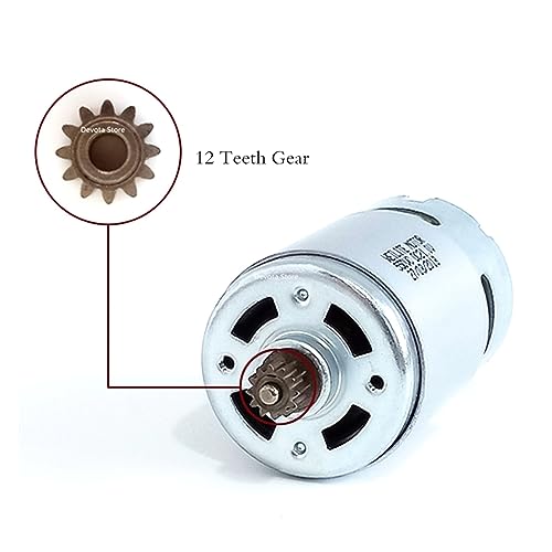 Perceuse electrique sans fil 2 vitesses moteur 550 DC mandrin a cliquet - 6
