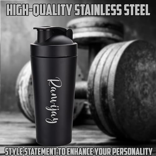 Image of Savri Customized Stainless Steel Gym Shaker Bottle - Name Engraved, Leakproof, BPA-Free Protein Shaker for Supplements, Water & Fitness. Personalized Shaker for Gym | Pre Workout Steel Shaker - 750 ML