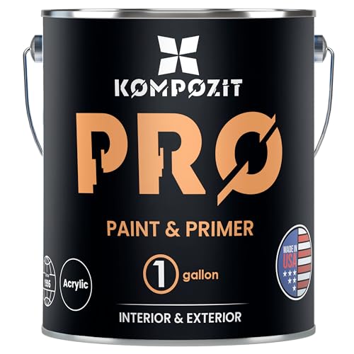 KOMPOZIT PRO Paint & Primer Satin White 1 Gallon 100%