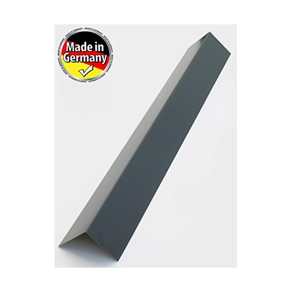 Alu Winkelblech 2000mm lang, Aluminium Blechwinkel, Kante, Winkel 90° Eckwinkel Anthrazit Grau RAL 7016 (50mm x 50mm) – Bild 3