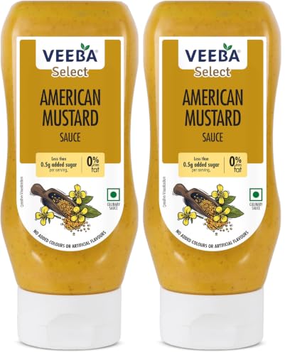 Image of Veeba American Mustard Sauce, 320gram (Pack of 2)