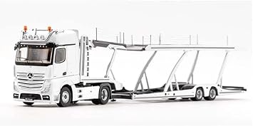 Auto Transporter White 1/64 Diecast Model by GCD KS-069-400