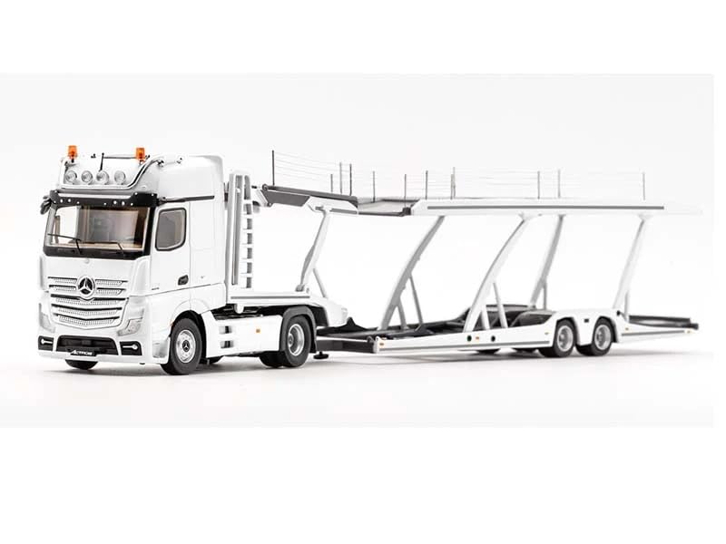 Modelo Auto Transporter Blanco 1/64 Diecast GCD miniatura 1