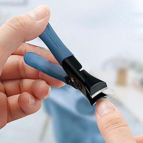 MAYCREATE® Thick Nail Clipper, Toenail Clipper with Long Handle Stainless Steel Nail Cutter for Tough Nails Thick Nails, Anti-splash Nail Clipper for Adults, Seniors, Manicure... - Image 7