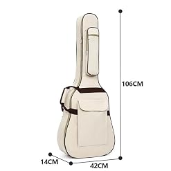 DFGHJK Housse de guitare rembourrée Oxford Universal Instrument Shoulder Guitar Bag Sac de sangle acoustique en coton… - Les Beatles, Paul McCartney, John Lennon, RIngo Starr, George Harrison DFGHJK Housse de guitare rembourrée Oxford Universal Instrument Shoulder Guitar Bag Sac de sangle acoustique en coton… – Image 2