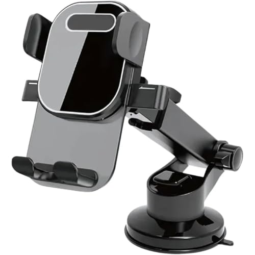 Suporte Celular Para Carro Universal, 360°, Antivibração, Antiqueda, Fixação Firme no Vidro e Painel Veicular Automotivo, Compativel com todos os Celulares - Premium