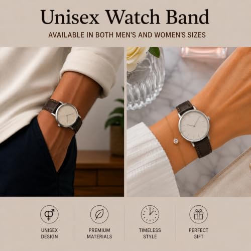 Bandini 18mm Italian Leather Watch Band Strap - Black with Stitching - Classic - Slim - Gold Buckle - 3