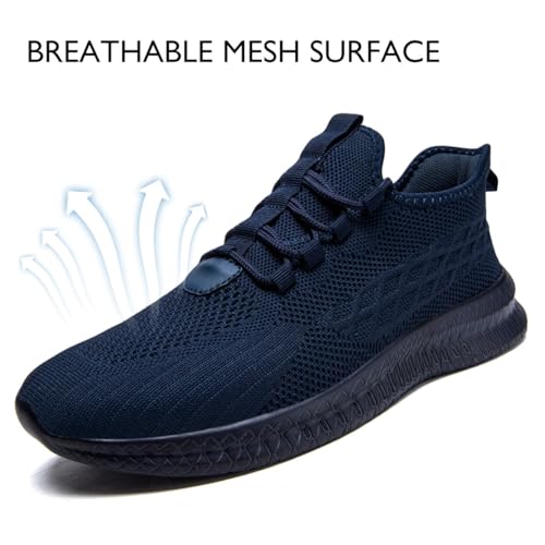 Image of Mens Running Tennis Casual Walking Shoes Fashion Athletic Gym Sports Sneakers for Men Breathable Lightweight Comfortable Shoes