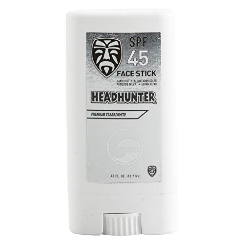 Preisvergleich Produktbild Headhunter SPF 45 Sonnenschutz-Gesichtsstick, klar / weiß