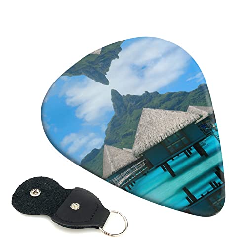 Tahiti Beach Lot de 6 médiators pour guitare acoustique, guitare électrique, basse, ukulélé – fins, moyens et épais - Les Beatles, Paul McCartney, John Lennon, RIngo Starr, George Harrison Tahiti Beach Lot de 6 médiators pour guitare acoustique, guitare électrique, basse, ukulélé - fins, moyens et épais