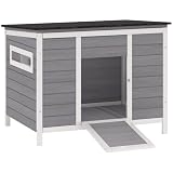 PawHut Elevated Duck Coop