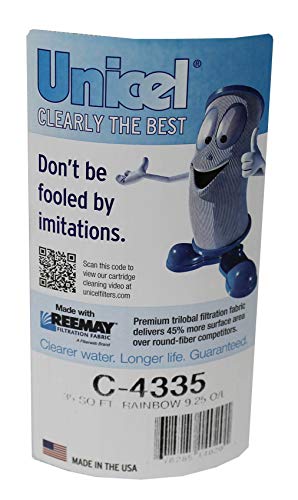 Unicel 35 Sq Foot Rainbow Replacement Swimming Pool Filter Cartridge (Open Box) #TOP1