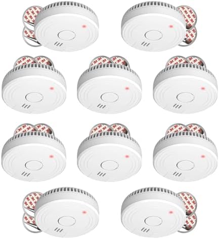 10-Pack ELRO FS1805M Rauchmelder mit 5-Jahres-Batterie und Magnethalterung – Entspricht der Europäischen Norm EN14604