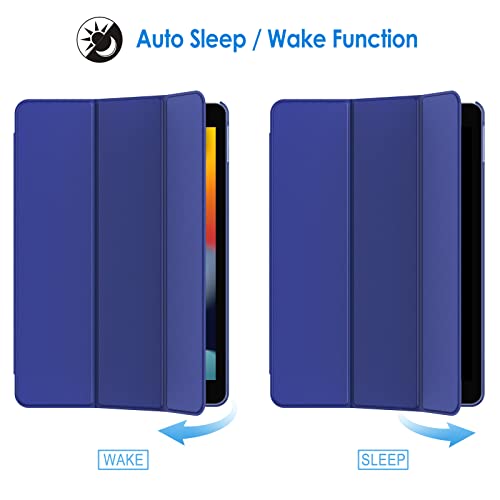 Image of JETech Case for iPad 10.2-Inch (2021 /2020 /2019 Model, 9 /8 /7 Generation), Auto Wake /Sleep Cover (Navy Blue)