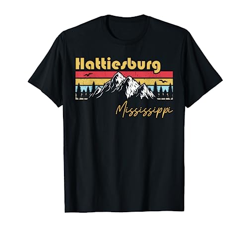 Hattiesburg, Misisipi Roots, ciudad natal, estado natal, vintage Camiseta