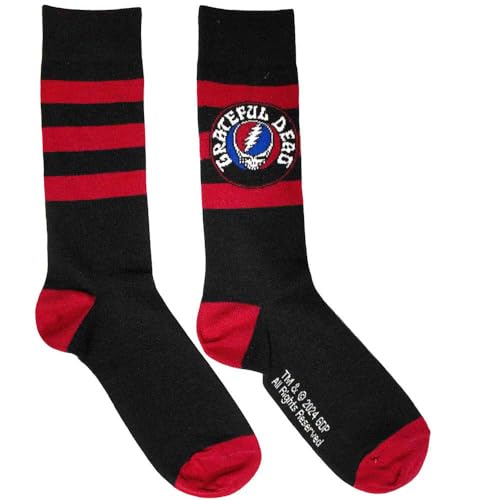Image of Rock Off officially licensed products Grateful Dead Steal Your Face Logo Ankle Socks One Size