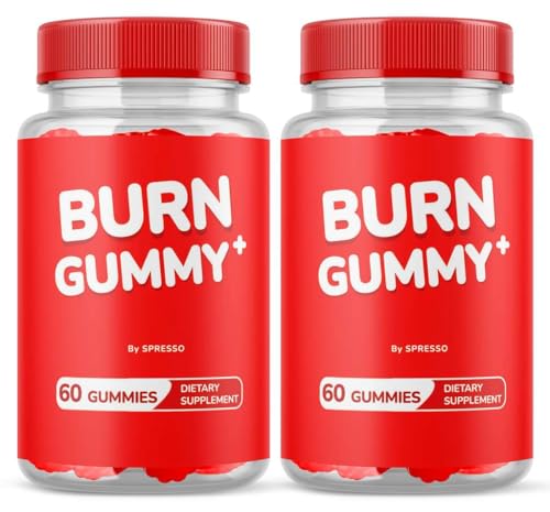 (2 Pack) Burn Gummies Official Burn Supplement Gummys with Premium Ingredients Advanced Formula Support for Overall Health & Wellness Reviews (120 Gummies)