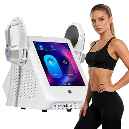 Non-Invasive Body Shaping Device for Reduce Fat, Buttocks Enhancement, Abdominal Muscle Firming Body Contouring Device for Abdomen, Arms, Thighs Suitable for Both Men and Women, White
