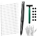 Chiitek Hand Poke and Stick Tattoo Kit Black Stick and Poke Pen, 20 Tattoo Needles for Tattoo Artist