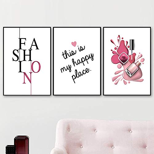 Lienzo de uñas de moda con impresión de alta definición para decorar con elegancia sutil 5