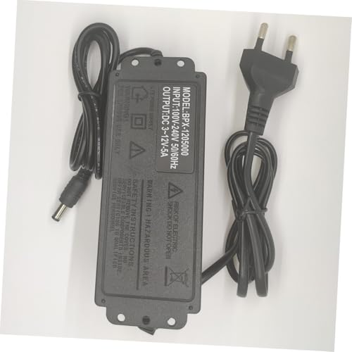 Fuente de alimentación 3-12v 5a regulable de 60w con pantalla led para tiras de luces de oficina 3