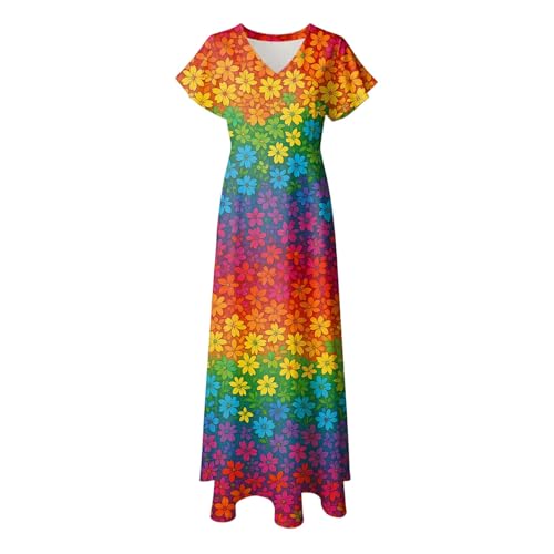 Robe ample imprimée au tombé fluide et élégance estivale