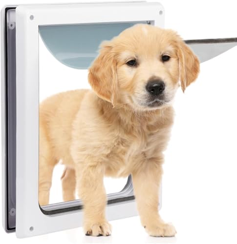 Pet Prime 2 Ways Locking Pet Flap Door For Dogs Pet Door with Transparent flap (Medium) - Image 8