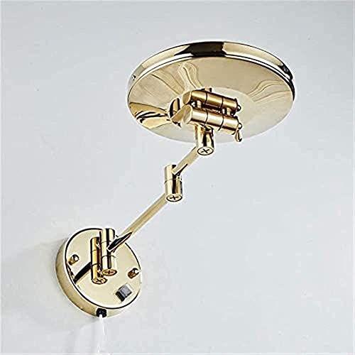Miroir de maquillage grossissant 3X avec double face rotative à 360 et bras extensible