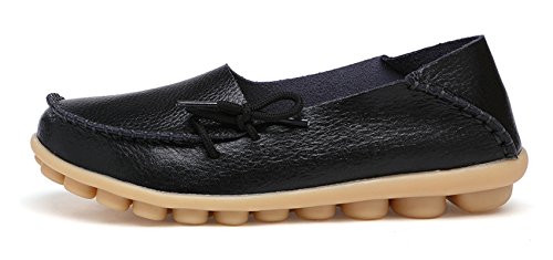 Image of VenusCelia Women's Breathable Comfort Walking Office Flat Loafer