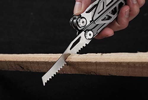 Vista 6 de GODWHIP, Multiherramienta, multiherramienta para hombres, multiherramientas de 17 herramientas, alicates multiherramienta, alicates de acero