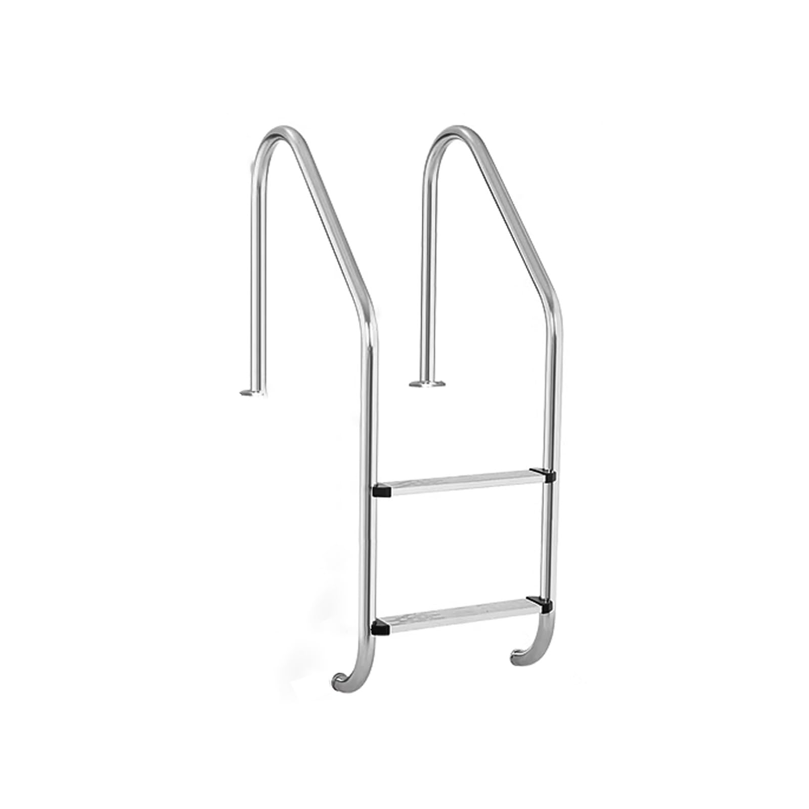 Echelle Piscine Matériau en Acier Inoxydable 304, Pédale Antidérapante, Escalier Piscin Convient Aux Piscines de 80 À 100 cm pour Piscine Enterrée