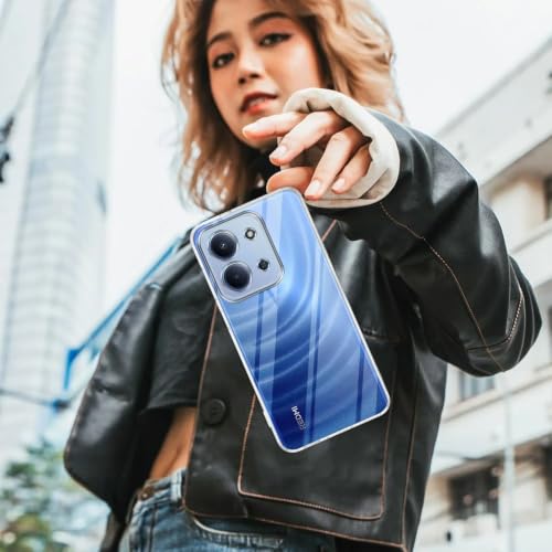 Image of REALCASE Silicone Back Cover Case, Scratch Resistant Protective Crystal Clear Transparent Shock Proof Back Cover Case for Mi Redmi 15C 5G