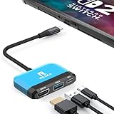 【Largement compatible】 Prise en charge parfaite pour Nintendo Switch / Switch OLED, ipad / ipad pro / Mac Book Air / Mac Book Pro, iPhone 15, Samsung Galaxy et d’autres appareils USB C Ainsi, vous pouvez transformer n’importe quel endroit en lieu de travail et profiter de la vidéo vivo dans un énorme téléviseur ou moniteur n’importe où.