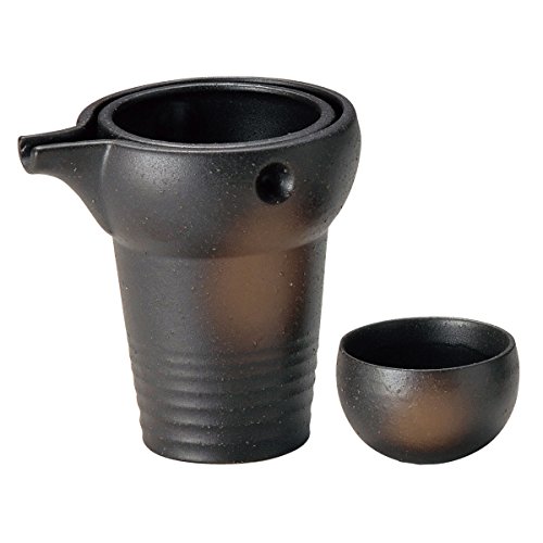 冷酒セット 父の日 おしゃれ 冷酒徳利 冷酒器 黒備前