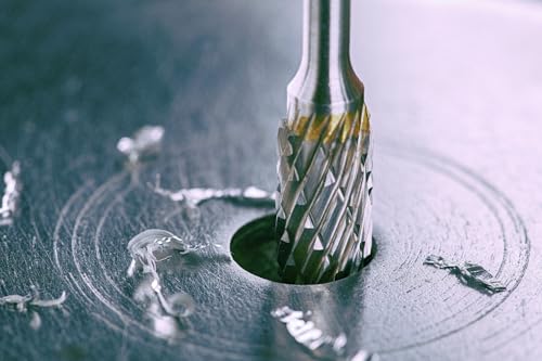 WRS Hochl. Hartmetall Frässtifte, Universalverzahnung, Industriequalität, in Kunststoff-Box, Größe: Walzenrund (WRC), 6,0 Ø x 16/56 mm