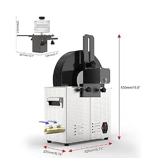 Nettoyeur de disques vinyle à ultrasons avec minuterie numérique et chauffage, machine à cavitation à ultrasons relevable de 6,5 L, nettoyage de 1 à 7 disques vinyles, machine de nettoyage à ultrasons - Les Beatles, Paul McCartney, John Lennon, RIngo Starr, George Harrison Nettoyeur de disques vinyle à ultrasons avec minuterie numérique et chauffage, machine à cavitation à ultrasons relevable de 6,5 L, nettoyage de 1 à 7 disques vinyles, machine de nettoyage à ultrasons – Image 7